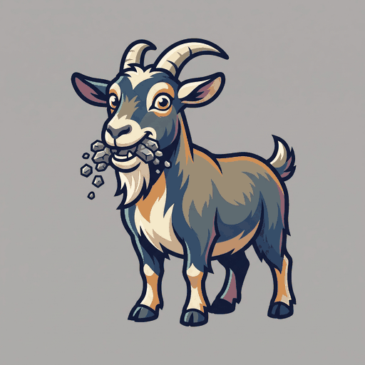 Gentle Gravel Goat logo